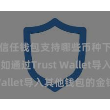 信任钱包支持哪些币种下载 何如通过Trust Wallet导入其他钱包的金钱？